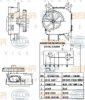 HELLA 6NW 351 344-001 Control, blending flap